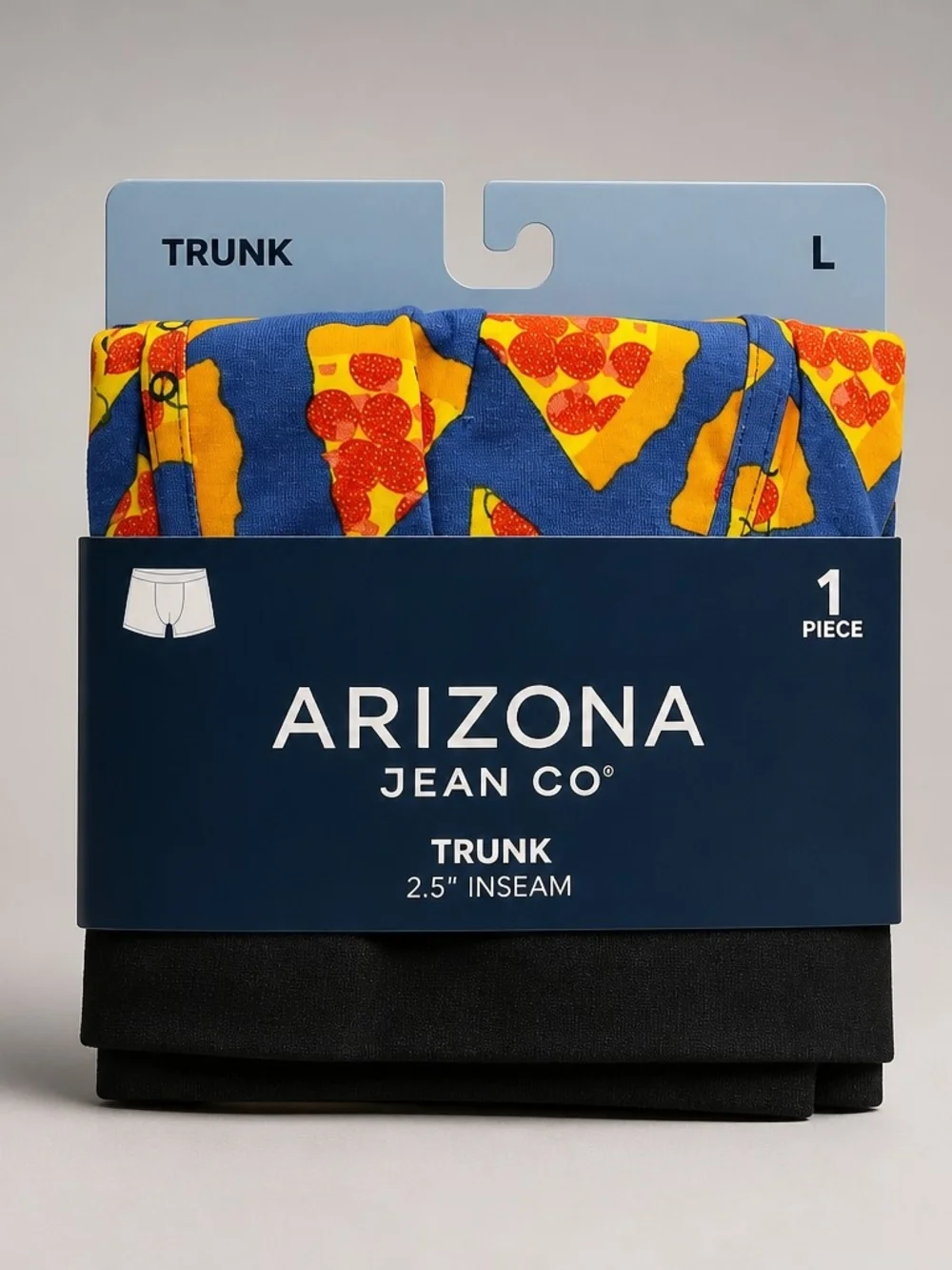 Arizona Co. Pizza Print Blue Trunk - Men